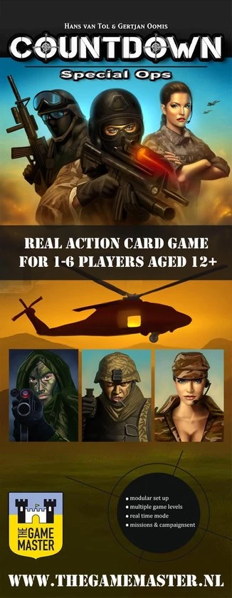 The Game Master Countdown Special Ops - Bordspel 6 The Game Master Countdown Special Ops - Bordspel - Afbeelding 6