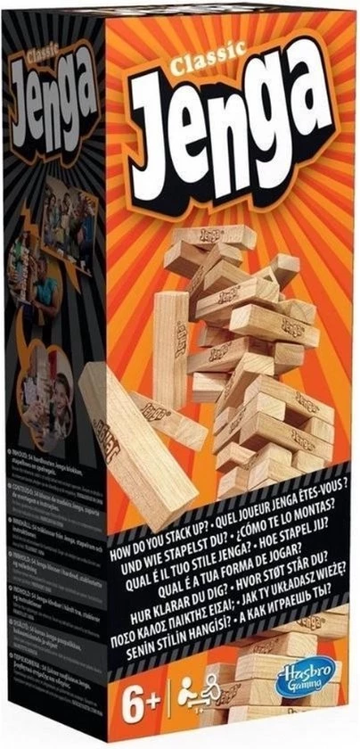 Hasbro Spellenbundel - 2 Stuks - Jenga & Vier Op 'n Rij 2 Hasbro Spellenbundel - 2 Stuks - Jenga & Vier Op 'n Rij - Afbeelding 2
