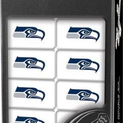 Masterpieces Dominoes Double 6 Set Seattle Seahawks American Football -bordspellen Winkel 461x840 1