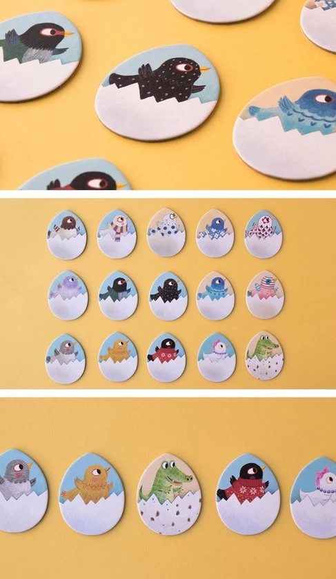 Chicks And Chickens Memory (3+) - Londji 5 Chicks And Chickens Memory (3+) - Londji - Afbeelding 5