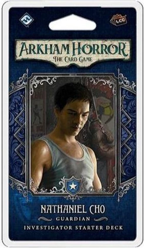 Fantasy Flight Games Arkham Horror LCG: Nathaniel Cho Investigator Deck 1 Fantasy Flight Games Arkham Horror LCG: Nathaniel Cho Investigator Deck