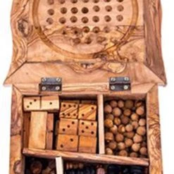 Olijfolie & Honing Schaakbord Olijfhout Set Domino-dammen 22x22x7 14 Olijfolie & Honing Schaakbord Olijfhout Set Domino-dammen 22x22x7 -bordspellen Winkel 497x840 1