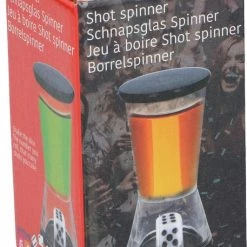 Lifetime Games Drankspel Dobbelshotje Unisex Transparant 2-delig
