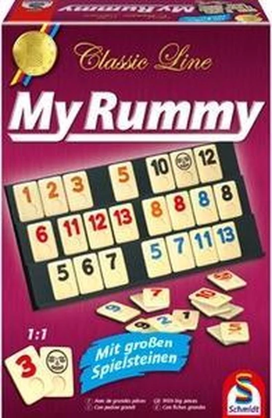 Schmidt Classic Line, MyRummy - Bordspel 4 Schmidt Classic Line, MyRummy - Bordspel - Afbeelding 4