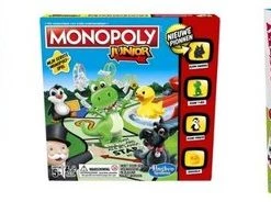 Hasbro Spellenbundel - 3 Stuks - Stratego Junior & Monopoly Junior & Twister