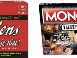 Hasbro Spellenbundel - 2 Stuks - Mens Erger Je Niet & Monopoly Valsspelerseditie