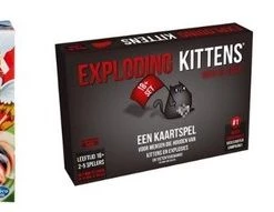 999 Games Spellenbundel - 3 Stuks - Exploding Kittens NSFW (18+) & Clever & Stef Stuntpiloot