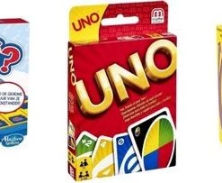 Hasbro Spellenbundel - 3 Stuks - Wie Is Het & Uno & Dobble Classic