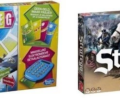 Hasbro Spellenbundel - 2 Stuks - Levensweg Elektronisch Bankieren & Stratego