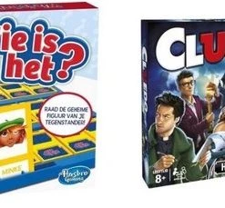 Hasbro Spellenbundel - 2 Stuks - Wie Is Het & Cluedo
