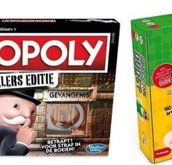 Merkloos Spellenbundel - 2 Stuks - Monopoly Valsspelerseditie & Who's The Dude