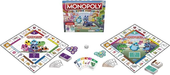 Mijn Eerste Monopoly - Junior Uitgave - Bordspel 13 Mijn Eerste Monopoly - Junior Uitgave - Bordspel - Afbeelding 13