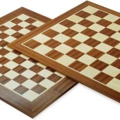 HOT Games Schaak-/dambord Mahonie/Ahorn - Bordspel