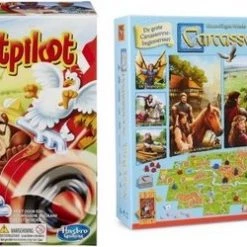 Merkloos Spellenbundel - 2 Stuks - Stef Stuntpiloot & Carcassonne Big Box 3