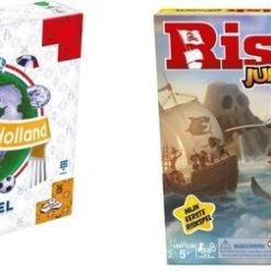 Hasbro Spellenbundel - 2 Stuks - Ik Hou Van Holland Bordspel & Risk Junior