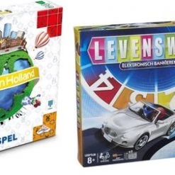 Hasbro Spellenbundel - 2 Stuks - Ik Hou Van Holland & Levensweg Elektronisch Bankieren