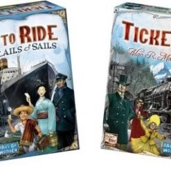Days Of Wonder Spellenbundel - Ticket To Ride - 2 Stuks - Rails And Sails & Europa (basisspel)