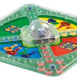 Grafix | Push And Run Gezelschapsspel - Ludo Variant | Bordspel Voor Kinderen En Volwassenen