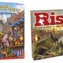 Merkloos Spellenbundel - 2 Stuks - De Kwakzalvers Van Kakelenburg & Hasbro Risk