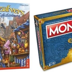 Merkloos Spellenbundel - 2 Stuks - De Kwakzalvers Van Kakelenburg & Monopoly Efteling
