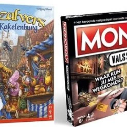 Merkloos Spellenbundel - 2 Stuks - De Kwakzalvers Van Kakelenburg & Monopoly Valsspelerseditie