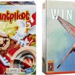Merkloos Spellenbundel - 2 Stuks - Stef Stuntpiloot & Party & Wingspan