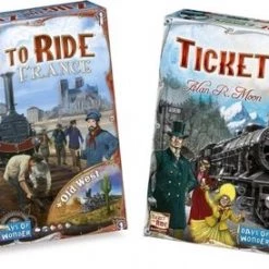 Days Of Wonder Spellenbundel - Ticket To Ride - 2 Stuks - Europa (Basisspel) & Uitbreiding Frankrijk & Old West