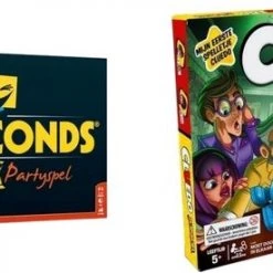 Merkloos Spellenbundel - 2 Stuks - 30 Seconds & Cluedo Junior