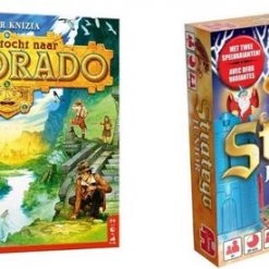 999 Games Spellenbundel - 2 Stuks - De Zoektocht Naar El Dorado & Stratego Junior