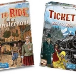 Days Of Wonder Spellenbundel - Ticket To Ride - 2 Stuks- Europa (Basisspel) & Uitbreiding Amsterdam
