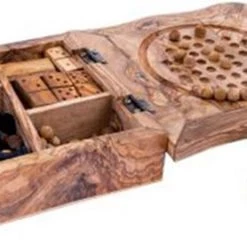 Olijfolie & Honing Schaakbord Olijfhout Set Domino-dammen 22x22x7 13 Olijfolie & Honing Schaakbord Olijfhout Set Domino-dammen 22x22x7 -bordspellen Winkel 550x278 1