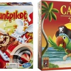 Merkloos Spellenbundel - 2 Stuks - Stef Stuntpiloot & Catan Junior
