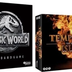 Merkloos Spellenbundel - 2 Stuks - Jurassic World The Boardgame & Temptation Island