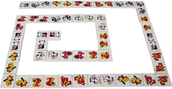 Merkloos Domino Puzzel - Bordspellen - Speelgoed - Houten Onderdelen - Fruit Cijfers - Spellen Voor Meisjes 2 Merkloos Domino Puzzel - Bordspellen - Speelgoed - Houten Onderdelen - Fruit Cijfers - Spellen Voor Meisjes - Afbeelding 2