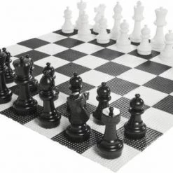 New Tuin Schaakspel, Tot 30 Cm Hoog, PVC UV Bestendig Inclusief Nylon Mat -bordspellen Winkel 550x287 3