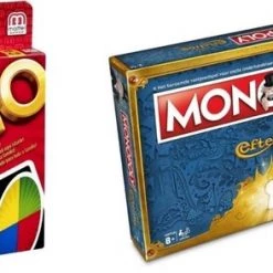 Hasbro Spellenbundel - 2 Stuks - UNO & Monopoly Efteling
