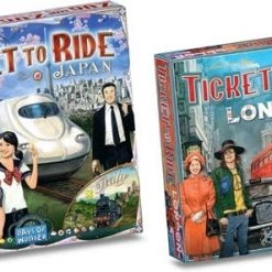 Days Of Wonder Spellenbundel - Ticket To Ride - 2 Stuks - Uitbreidingen - Londen & Japan + Italy