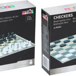 Lifetime Games Schaakspel Mini 15 X 15 Cm Karton Zwart/wit