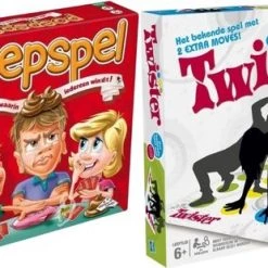 Spellenbundel - 2 Stuks - Poepspel & Hasbro Twister