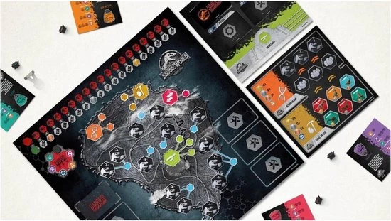 Merkloos Spellenbundel - 2 Stuks - Jurassic World The Boardgame & Expeditie Robinson De Eilandraad 4 Merkloos Spellenbundel - 2 Stuks - Jurassic World The Boardgame & Expeditie Robinson De Eilandraad - Afbeelding 4