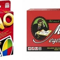 Hasbro Spellenbundel - 2 Stuks - UNO & Mens Erger Je Niet