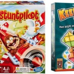 Merkloos Spellenbundel - 2 Stuks - Stef Stuntpiloot & Party & Keer Op Keer