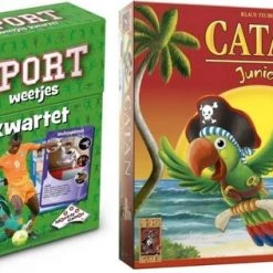 999 Games Spellenbundel - 2 Stuks - Kwartet Sport Weetjes & Catan Junior