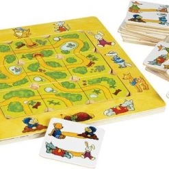 Goki Gezelschapsspel: VIND DE WEG! 21x21cm, 9-delig, Met 20 Speel -bordspellen Winkel 550x319 5