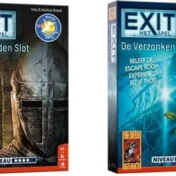 999 Games Spellenbundel - 2 Stuks - Exit - Het Verboden Slot & De Verzonken Schat