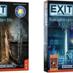 999 Games Spellenbundel - 2 Stuks - Exit - Het Verboden Slot & Evacuatie Van De Noordpool