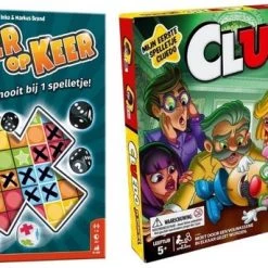 Merkloos Spellenbundel - 2 Stuks - Keer Op Keer & Cluedo Junior