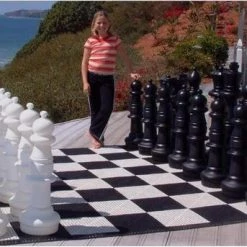 New XXXL Giga Schaakset, Tot 94 Cm Hoog, UV Bestendig Standaard -bordspellen Winkel 550x343 5