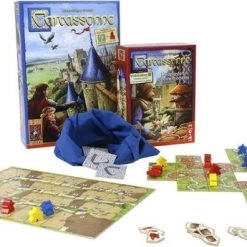 999 Games Spellenbundel - 2 Stuks - Carcassonne Jagers En Verzamelaars & Kooplieden En Bouwmeesters -bordspellen Winkel 550x345 3