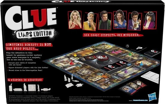 Hasbro Gaming Cluedo - Liars Edition - Engelse Versie 9 Hasbro Gaming Cluedo - Liars Edition - Engelse Versie - Afbeelding 9
